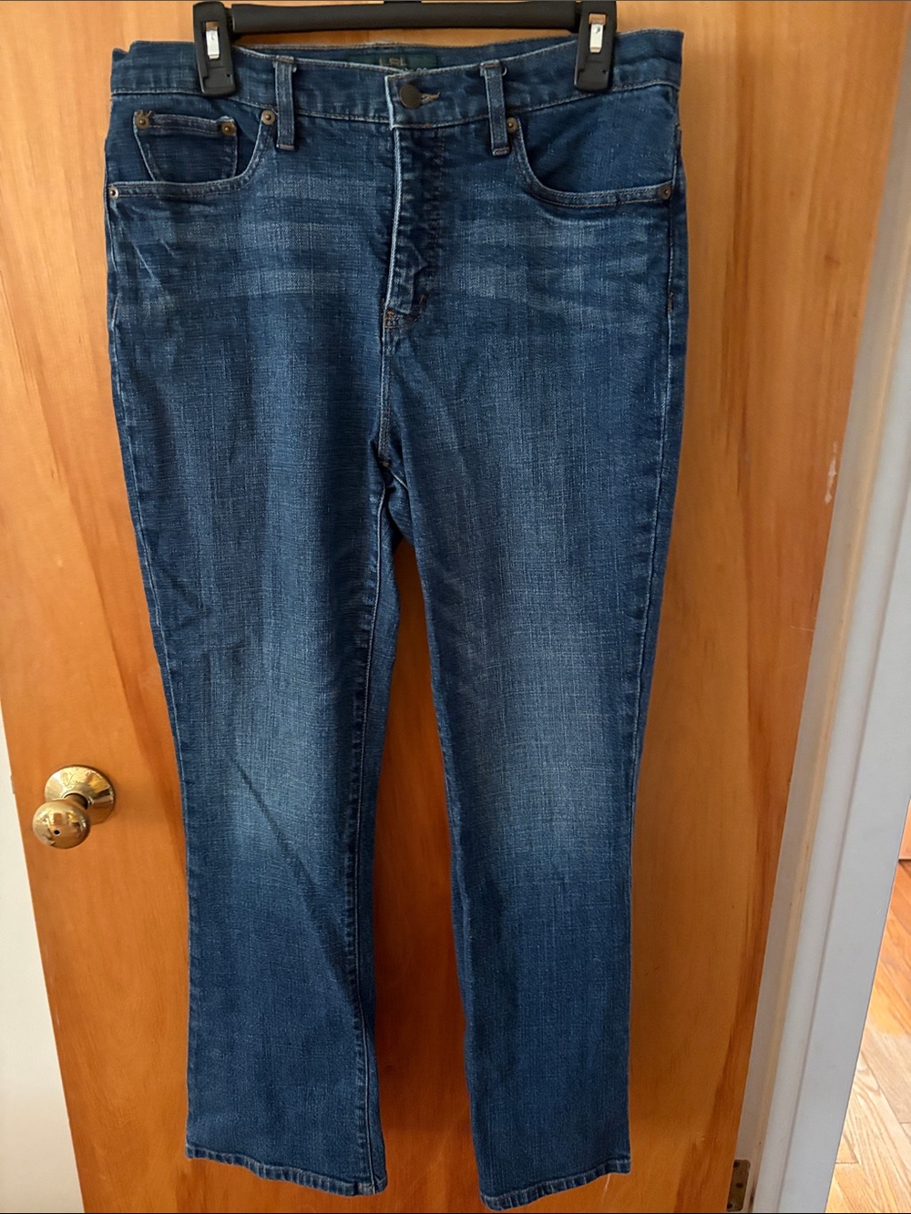 Lauren Ralph Lauren Dark Blue Straight-Leg Jeans